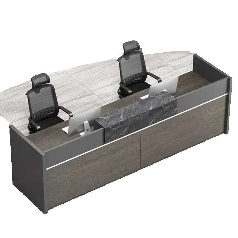 مكتب التجميل منبر منصة مشروبات متجر الاستقبال التجزئة Pulpitos صالون الشعر مكافحة تسجيل الأثاث الحديث Mostrador الفريد #5