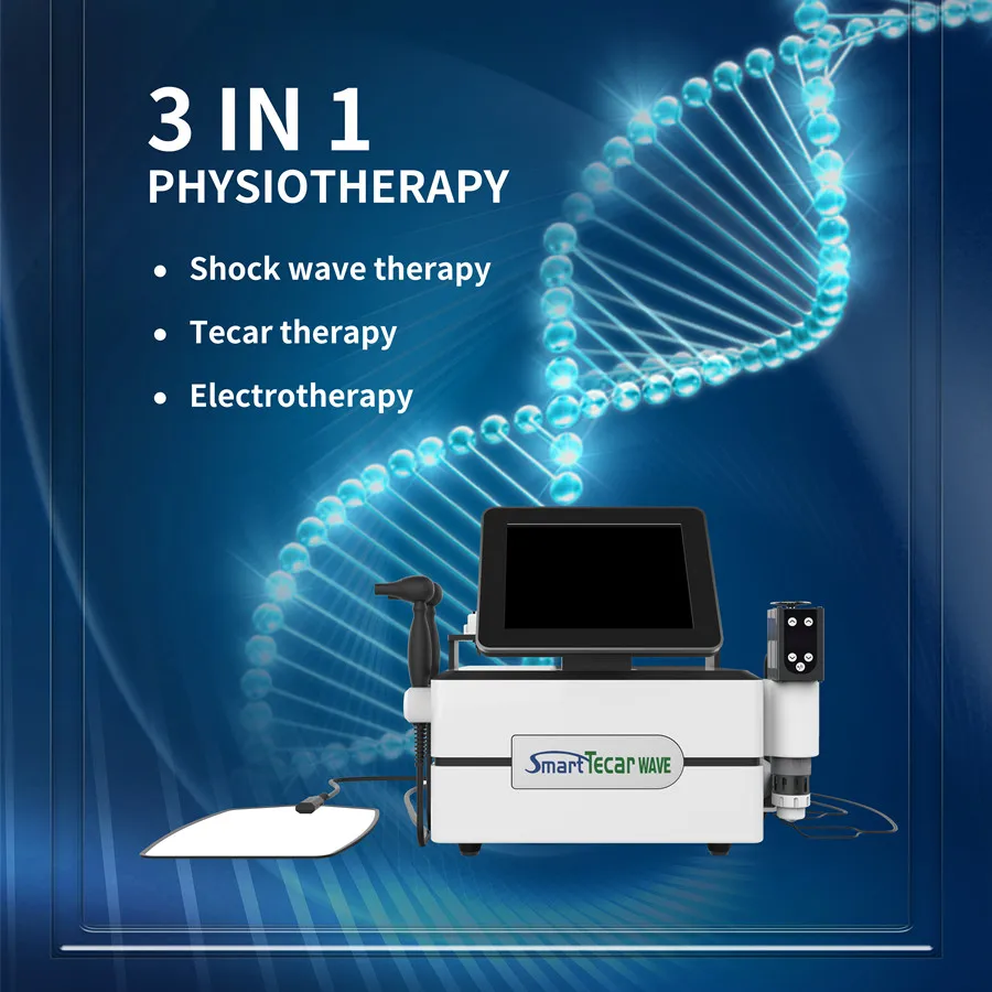 

Smart Tecar Wave ESWT Shockwave CET RET Diathermy Physical Therapy Pain Relief ED Treatment Machine Pain Relief Device