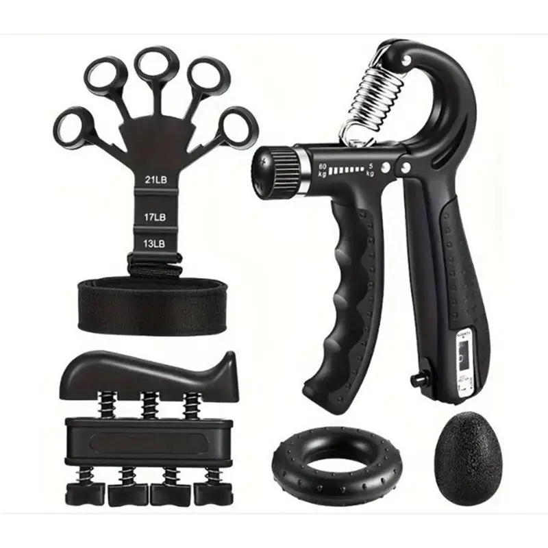 

ABHS-Hand Gripper, Adjustable Heavy Duty Grip Exercise Tool For Wrist Training, Finger Strengthening Forearm Workout 1 Set