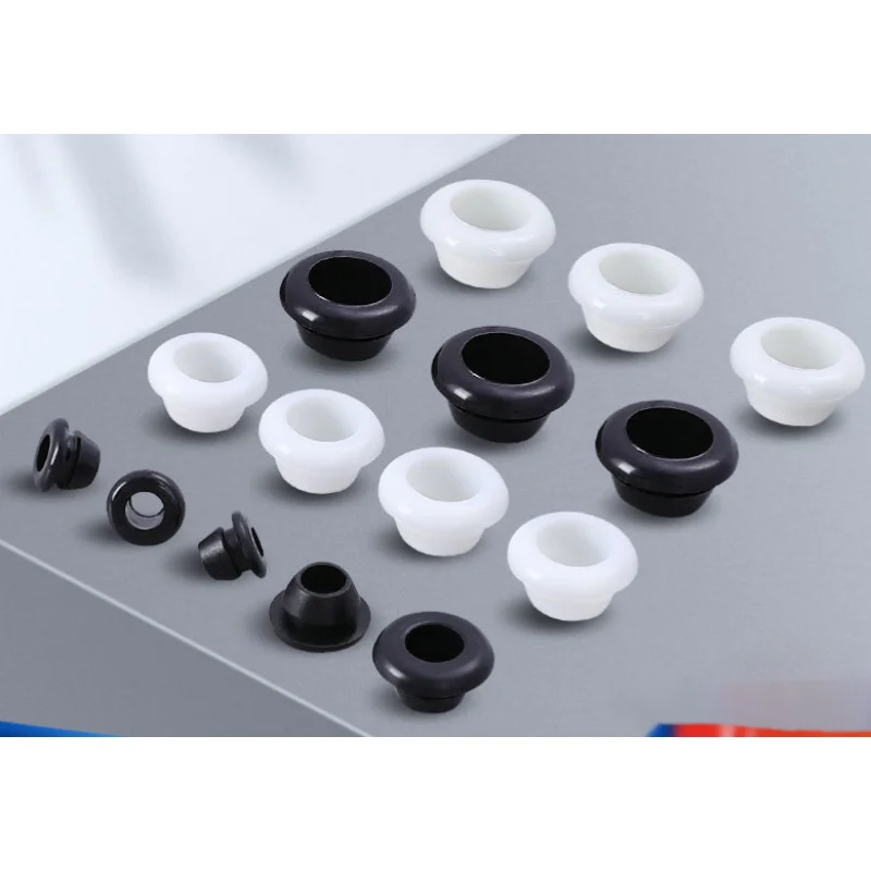 Quick Installation Single-Sided Protective Ring Rubber Bushing Distribution Box Cabinet Opening Plug Seal Rubber Ring for Cable