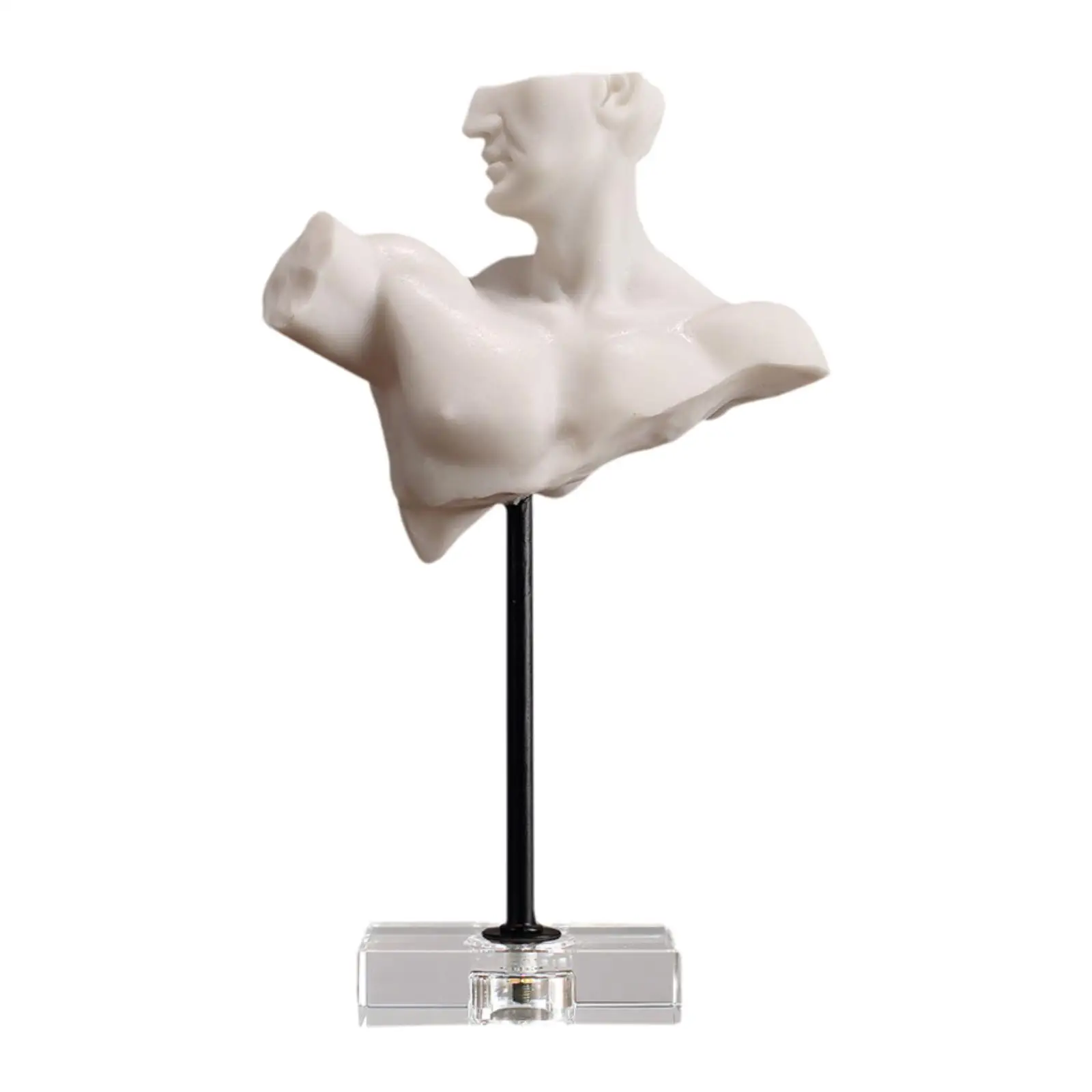 

Half Body Statue for Home Decor Gift Artwork Collection Resin Figurine for Bedroom Table Centerpieces Hallway Office Fireplace