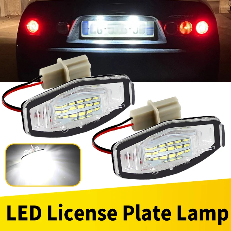 

For Honda Civic 01-15 Accord 4D 03-17 Odyssey 00-04 Pilot 03-08 Acura MDX RL TSX RDX TL ILX LED License Number Plate Light White