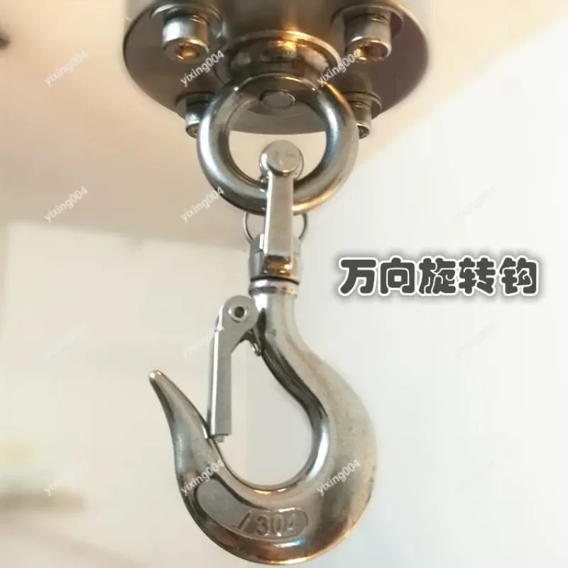 Stainless Steel Fixed Hanging Plate, Multifunction Ceiling Hook for Yoga Hammock, Swing Chair & Boxing Sandbag