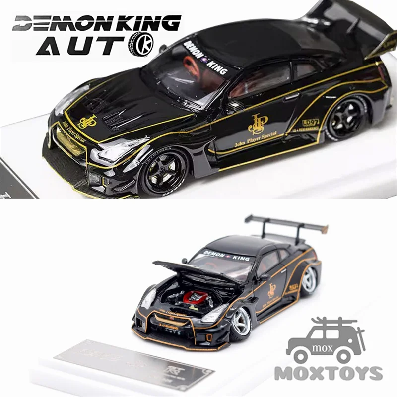 

DKA DemonKingAuto 1:64 LBWK LB WORKS GTR R35 RR Black Gold JPS / chase Diecast Model Car