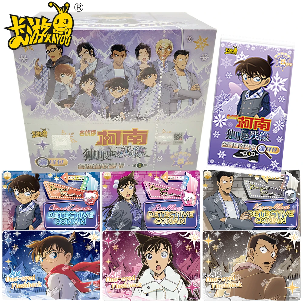 

Genuine Kayou Detective Conan Rare Character Card Christmas Exquisite Craft Gifts Japanese Classic Mystery Anime Creative Card