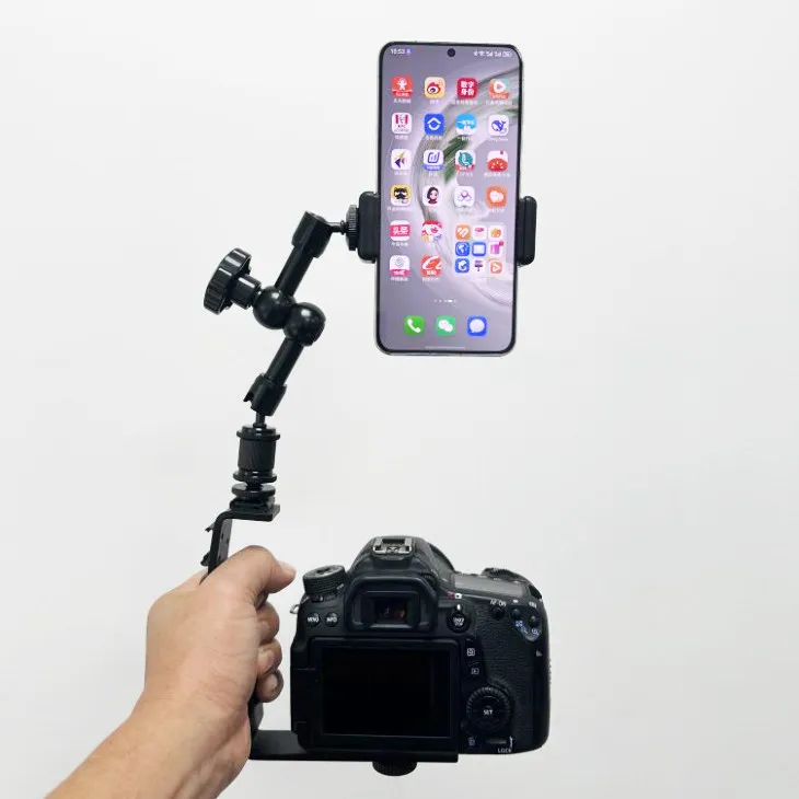 For Handheld DV Bracket Type C Expansion Accessories Handheld Mobile Phone Camera Video Shooting Video Bracket Stabilizer Flash