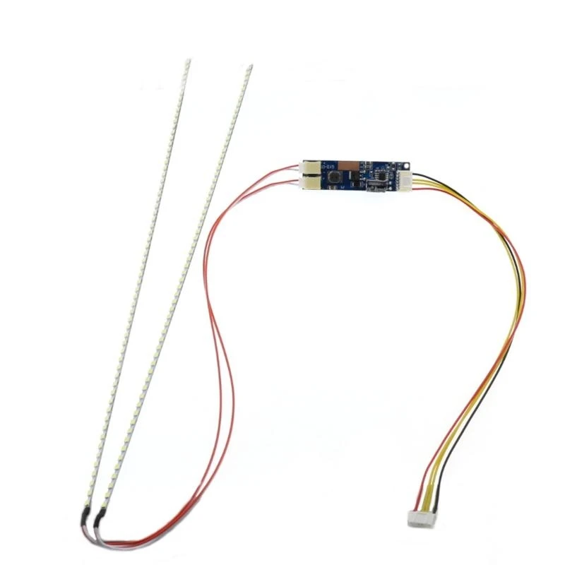 

Q5WA 19 inch LED Backlight Lamps Update Double LED Strips Strip Light & Driver Board & Cable for LCD Monitor Panel