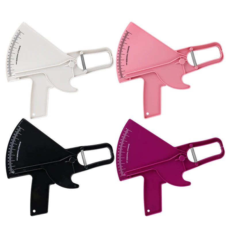 0-80mm Body Fat Measure Tester Analyzer Sebum Caliper Clamp Shaped Ruler Skinfold Test Instrument Measuring Tape image 6