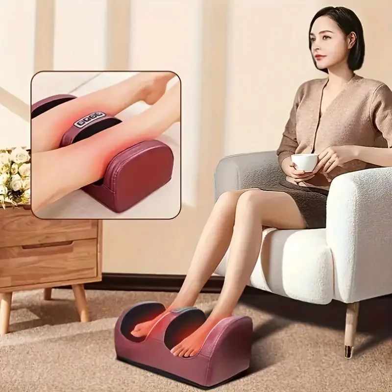 Máquina de massagem nos pés, massageador de pernas, aquecimento elétrico, máquina de pernas para casa, presentes de natal, presentes de dia dos namorados, m
