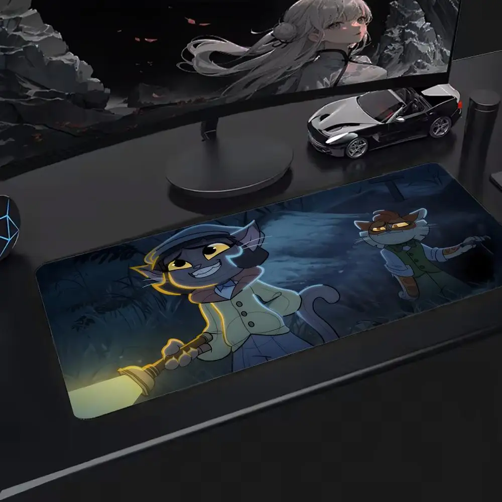 Lackadaisy Mouse Pad Oversized Mouse Mat, Extended Gaming Surface, Non-Slip Backing, Perfect for Desk Use