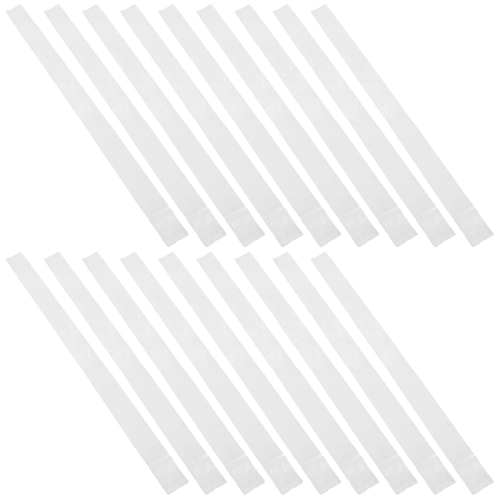 

100Pcs Dustproof Belt Bags 2.8'' X 43.2'' Transparent Long Belt Storage Solution for Closet Wardrobe Travel Organizer Reusable