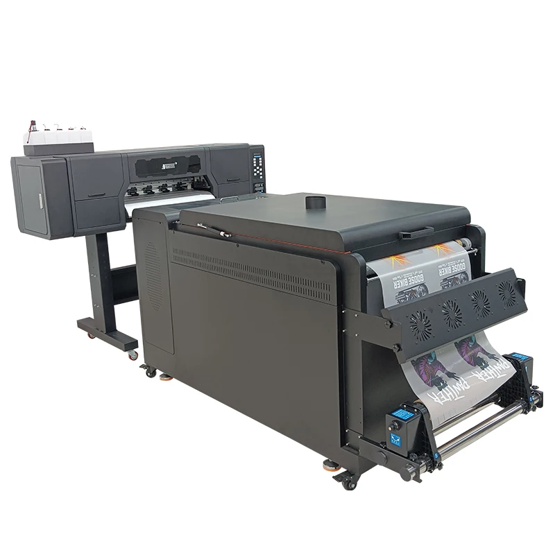 Updated DTF printer 60cm 24inch More efficient pet film printing heat transfer to fabric a1 dtf printing machine