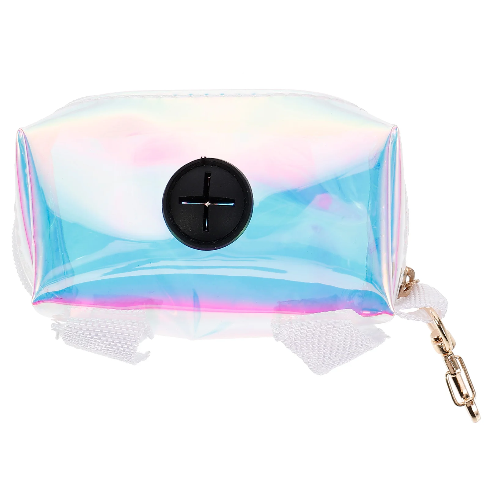 

1pc Portable Dog Waste Bag Dispenser Zinc Alloy Carrier Keychain Poop Bags Holder Outdoor Pet Cleaning Supplies Body Sacks