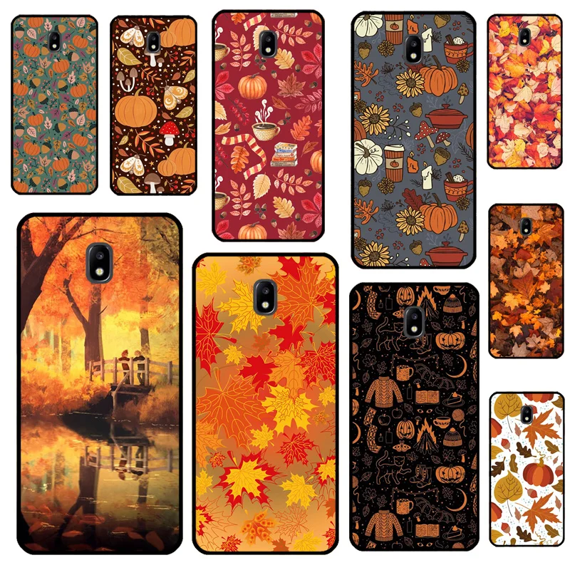 Autumn Leaves Fall Halloween Case For Samsung Galaxy M33 M53 M13 M15 M35 M55 M32 M16 M36 M56 M54 M20 M52 M34 M14 M11 M31