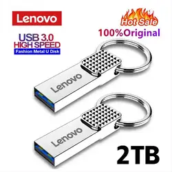 Lenovo-otgメタルUSB 3.0ペンドライブ、ミニフラッシュドライブ、メモリスティック、タイプC、高速ペンドライブ、メモリスティック、2テラバイト、1テラバイト、128GB