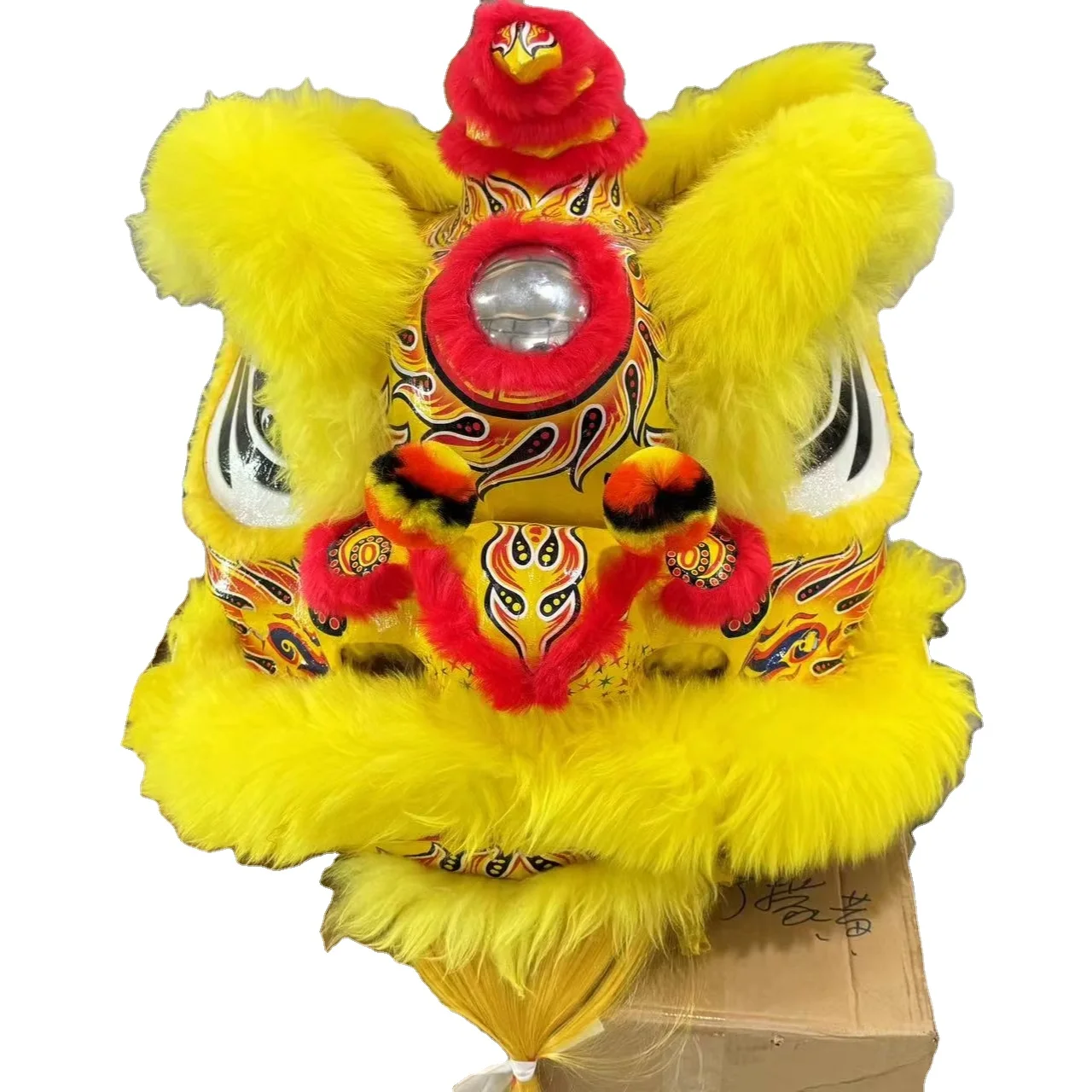 Hand Craft Lion Dance Normal Size China Two People Performance Lion Dance Costume For Children Lion Dance Party Carnival