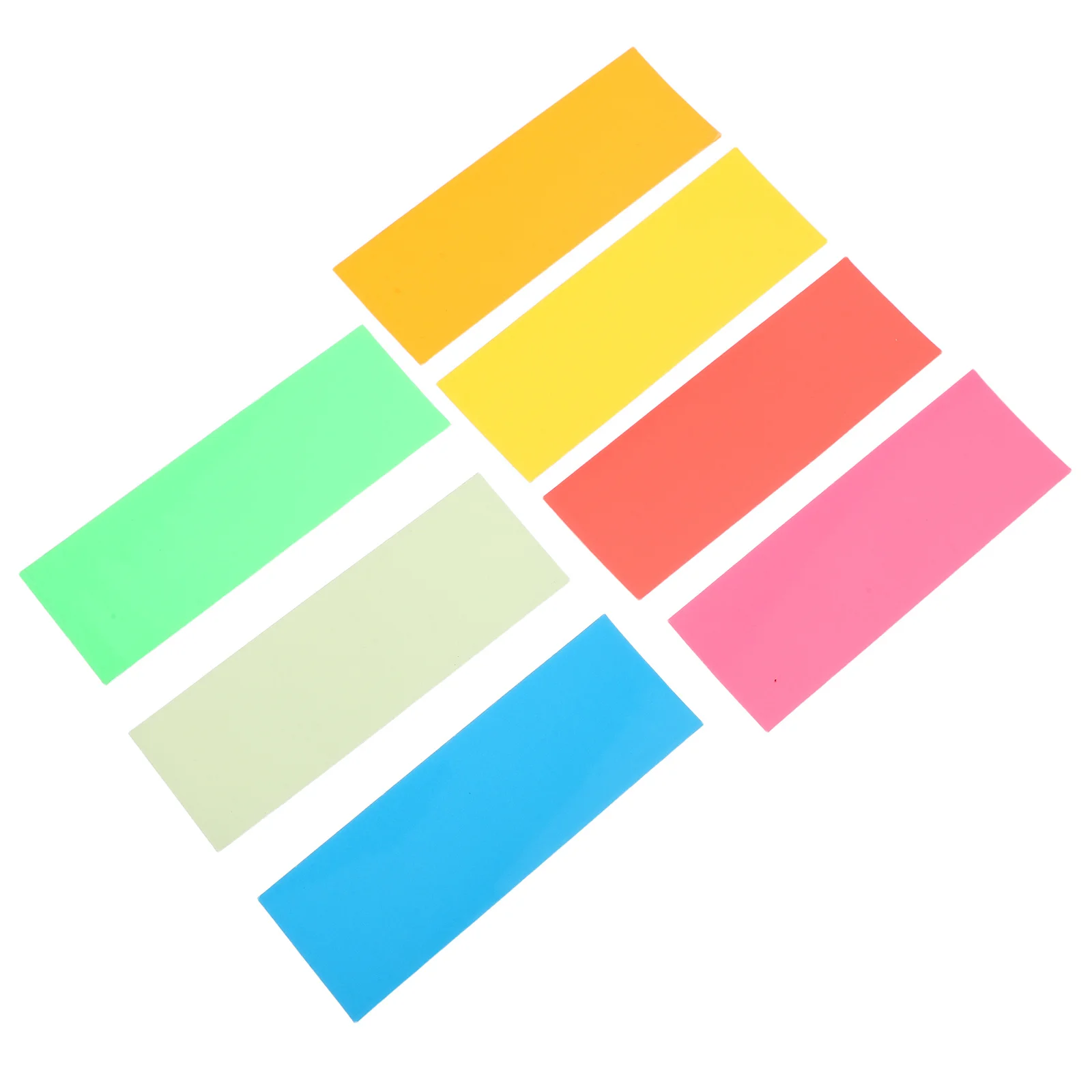 

6Pcs Fluorescent Fingerboard Grip Tape Stickers Mini Skateboard Adhesive Sheets Non-Slip Glow-in-The-Dark Night Play Repair