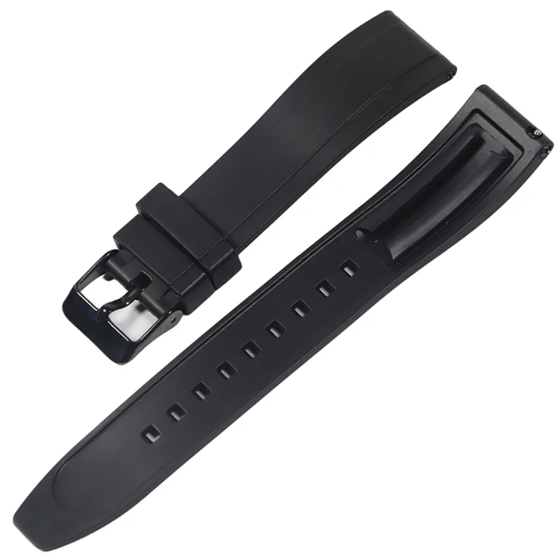 Premium-Grade Fluorine Rubber Watch Strap 20mm 22mm 24mm Bracelet Quick Release  Watchband For Each Brand Diving Watches Band