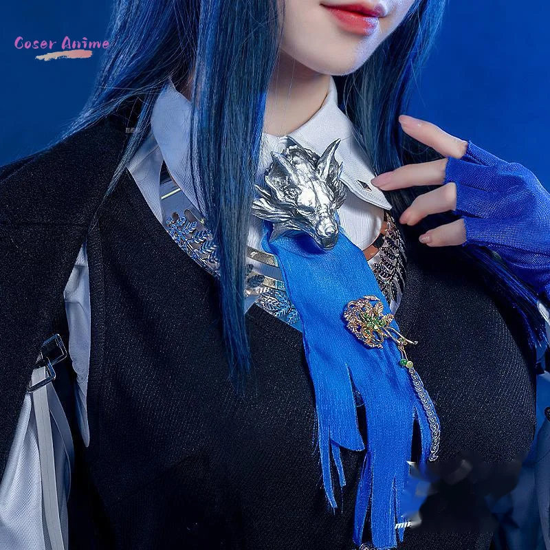 【Coser】Texas the Omertosa Cosplay Costume Game Arknights Uniform Halloween Carnival Party Christmas Play Role Clothes Clothing