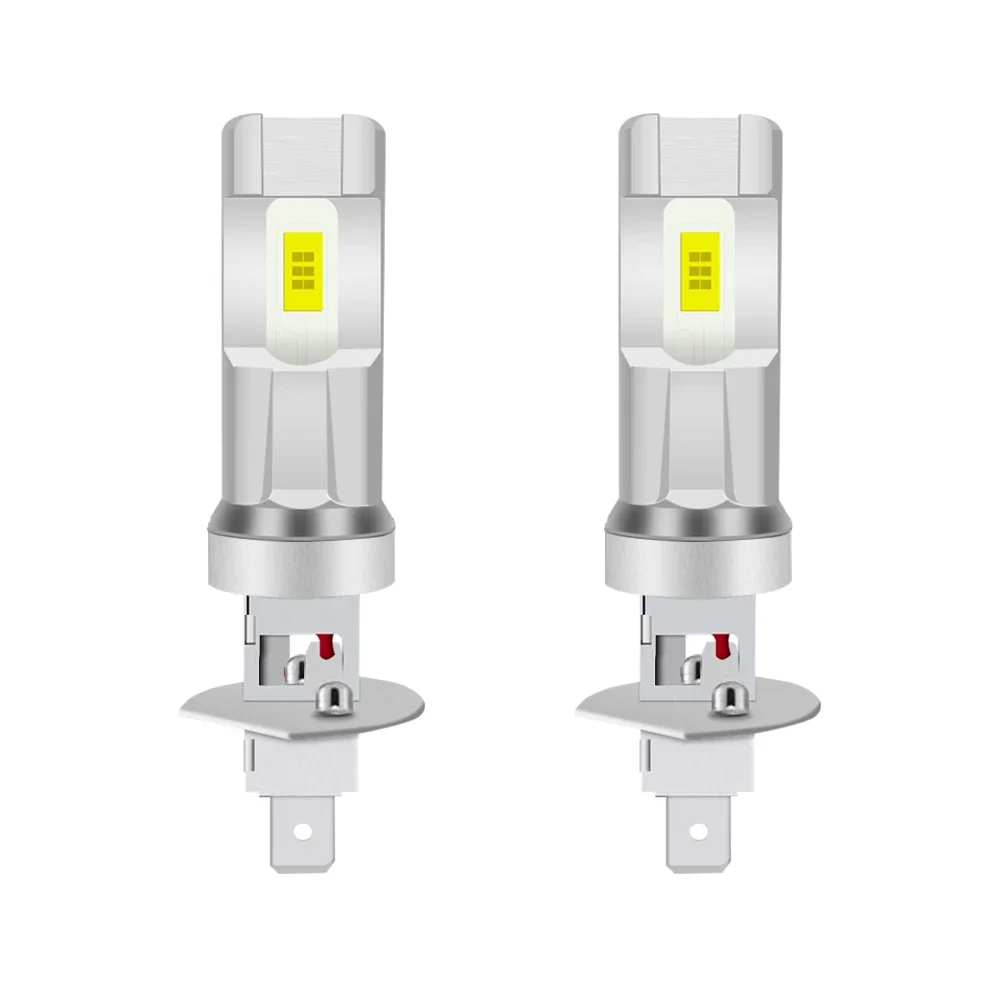 

2Pcs 20000LM H1 LED Headlight Bulb H3 H4 H7 H11 9005 9006 HB3 HB4 LED Canbus LED Fog Light Mini Size Auto Lamp 12V 6000K White