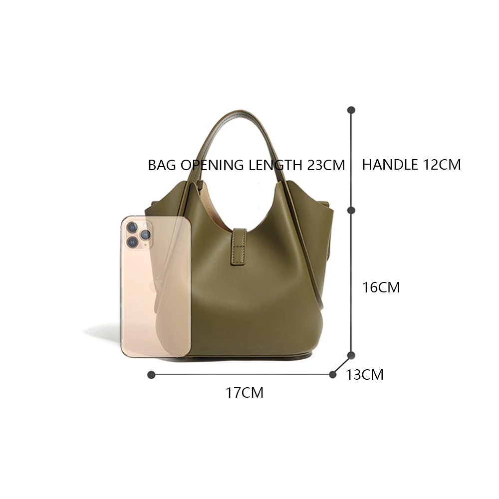 Bag For Women Trend 2024 Spring Commuter Luxury Handbag Versatile Large Capacity Shoulder Bag Soft Leather Fashion Handbag