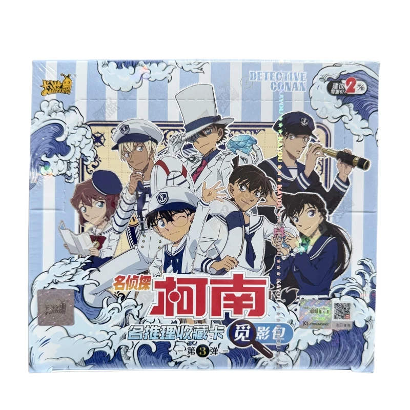 Nowy zestaw 120 sztuk oryginalnych kart kolekcjonerskich z anime Detektyw Conan, postacie z anime, hobby card, strój marynarski JK, Hailey Moore, prezent dla dzieci