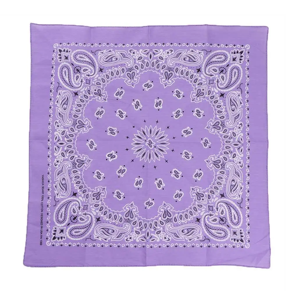 

Styilsh Printing Headwear Hip Hop Hair Accessories Outdoor Sports Square Scarf Bandana Sports Headscarf Headband