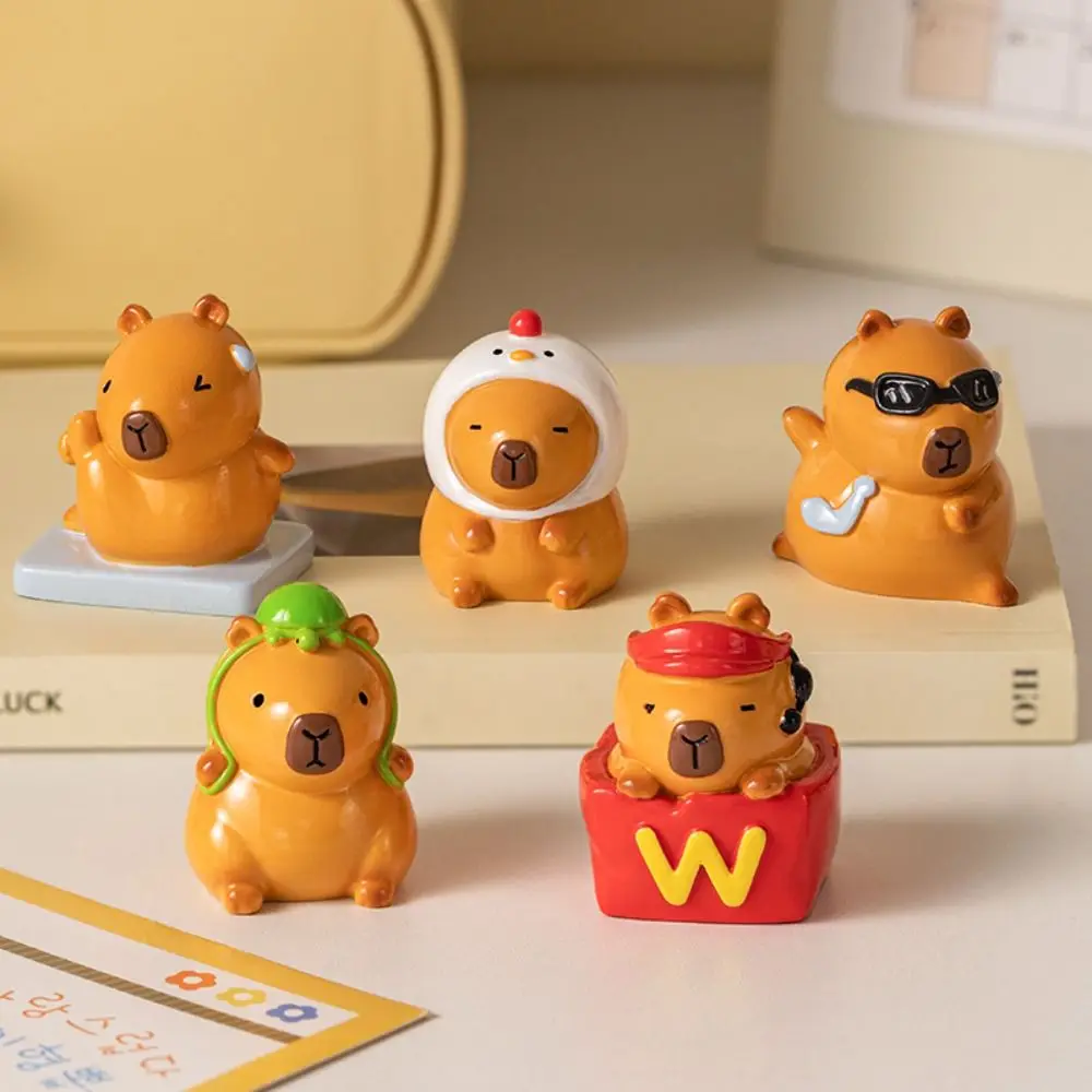 Animals Capibara Figure Toys Model Simulation Capybara Animals Figures Cartoon Figure Capibara Model