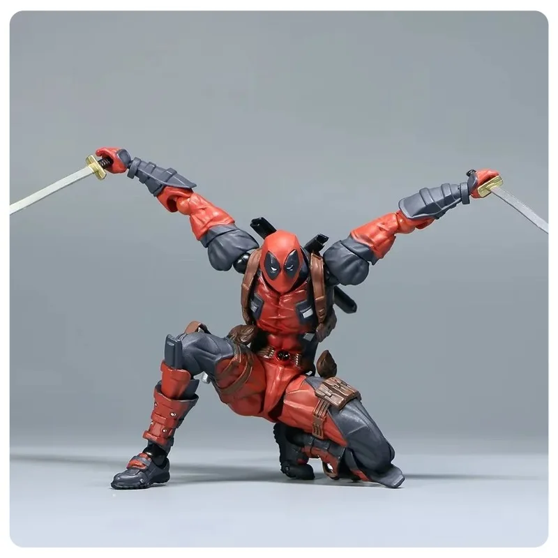 

Marvel Deadpool 025EX 2.0 Jointed Action Figure - High-Quality Collectible Robot Toy Model Ornament for Friends