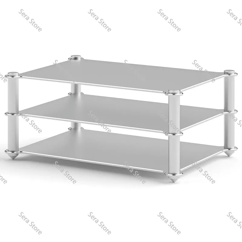Three-layer aluminum alloy audio power amplifier rack HIFI power amplifier, headphone amplifier, decoder, desktop equipment rack