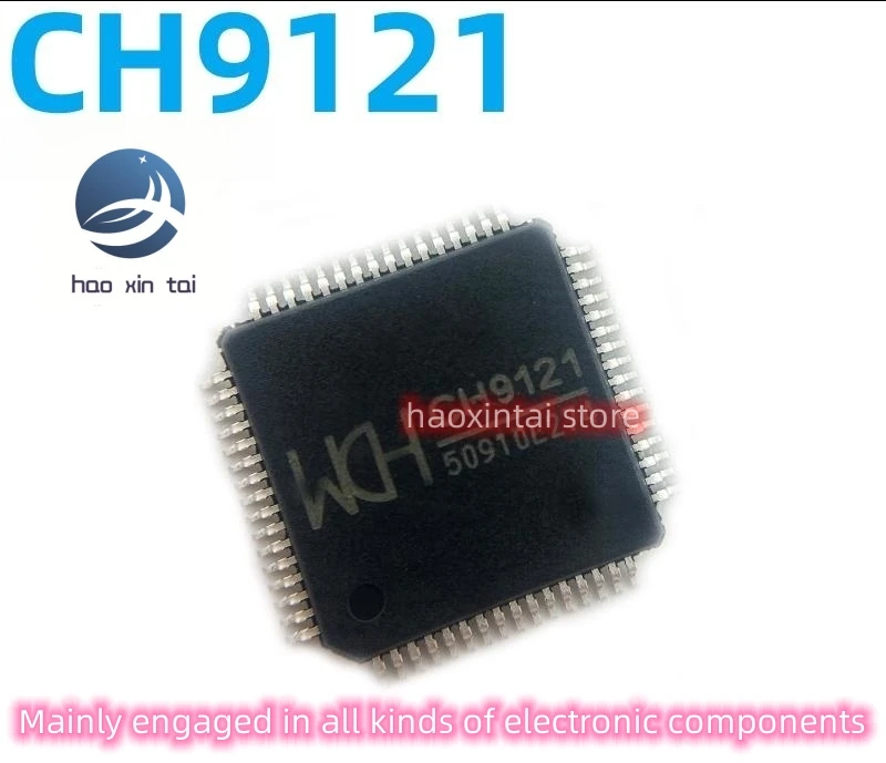 20pcs spot shot original authentic CH9121 LQFP-64 network serial port transparent transmission chip