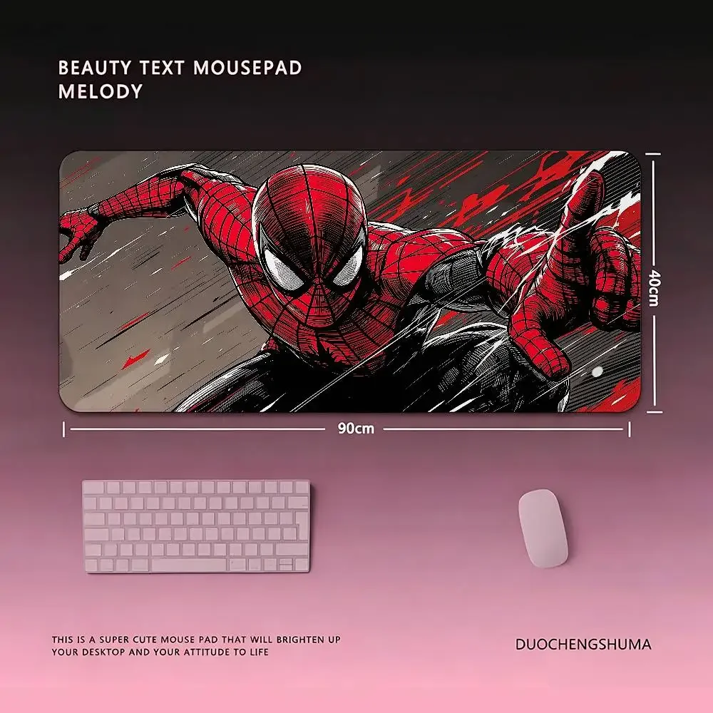 Cool-S-Spider-Mans Mouse Pad Computer Mat Deskpad Laptop Keyboard Mat Office Large Landscape Mousepad