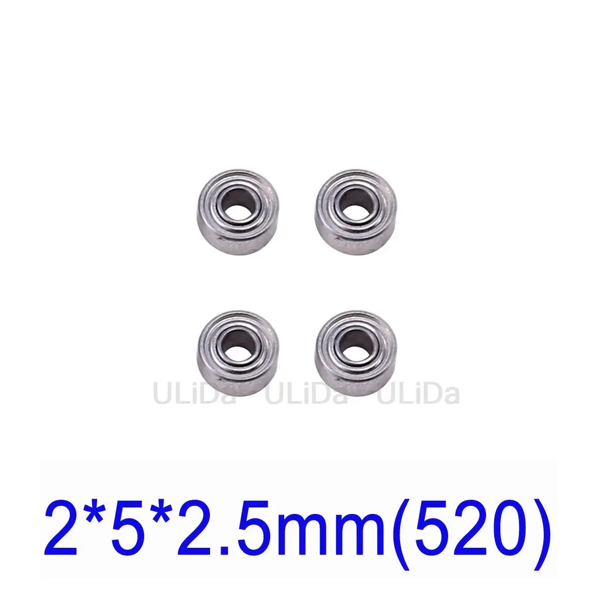 4 Pcs 520/620 Bearing Guide Roller Bearings for Tamiya Mini 4WD RC Car 2*5*2.5mm/2*6*2.5mm/2*6*2mm/3*8*3mm/5*8*2.5mm/5*9*3mm