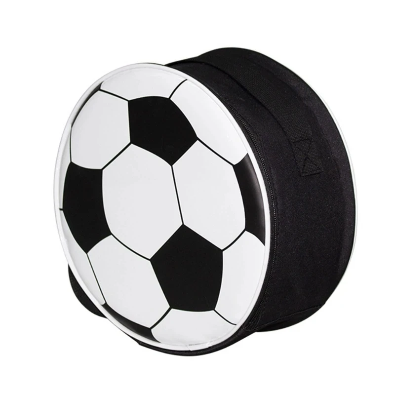 Kreative und lustige isolierte Fußball-Lunch-Tasche für Fußballfans, Männer und Frauen, kühle Lunch-Tasche, Lunchbox, Tragetasche für Schulmädchen – Detail 14
