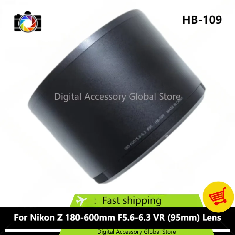 New Original Front Hood HB-109 Parts For Nikon NIKKOR Z 180-600mm F5.6-6.3 VR (95mm) Camera Lens