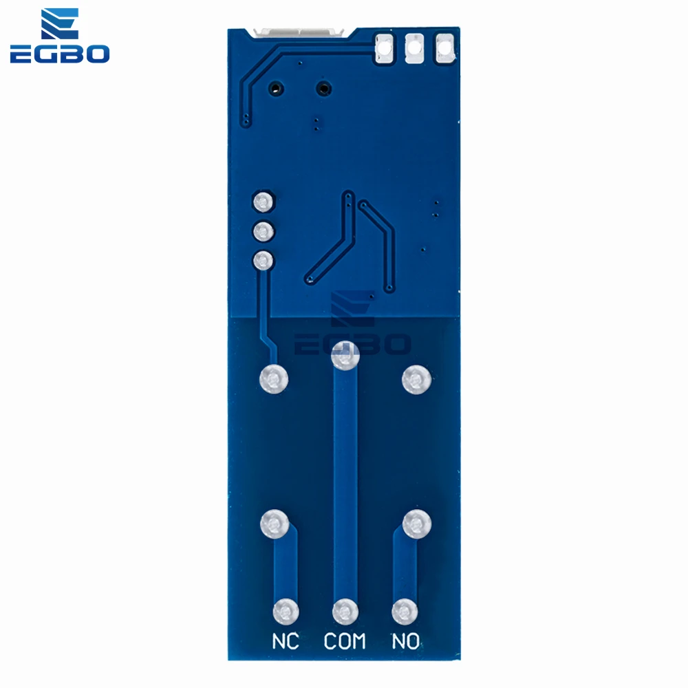 EGBO 5V-30V Delay Relay Timer Module Trigger Delay Switch Micro USB Power Adjustable Relay Module