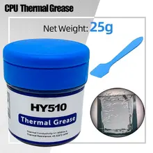 Pasta compuesta de 25g para procesador de ordenador, grasa térmica disipadora de calor para CPU, GPU, refrigeración enlatada con raspador