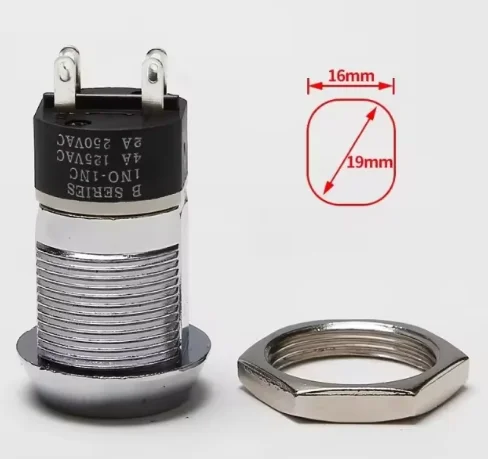 Interruptor de chave de bloqueio de estação base de elevador Peças de elevador de bloqueio de chamada externa JK206B