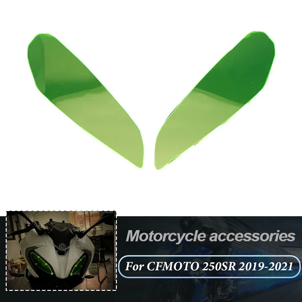 Motorcycle Front Headlight Screen Guard Lens Cover Shield Protector For CFMOTO 250SR 250 SR SR250 2019 2020 2021