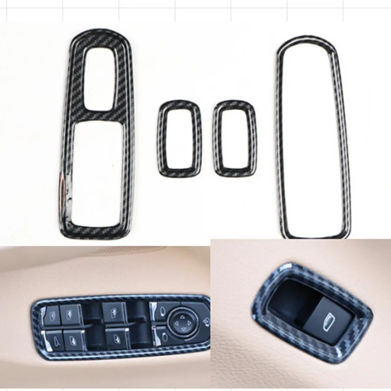 

4 шт., декоративные наклейки на окна автомобиля Porsche Panamera 2010-2016