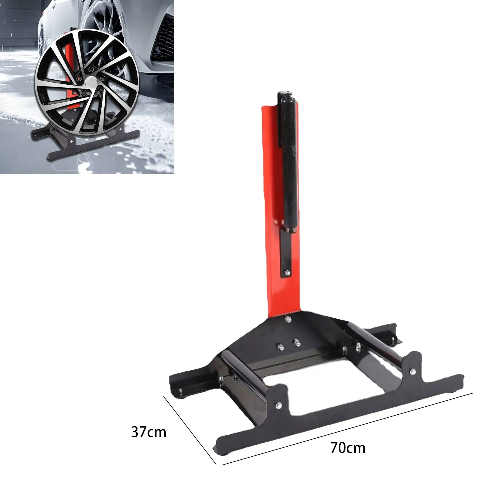 Rolling Wheel Detailing Stand Tire Detailing Roller for Wheel Repairing Cleaning Tools Car Wheel Washing Roller Stand Garage