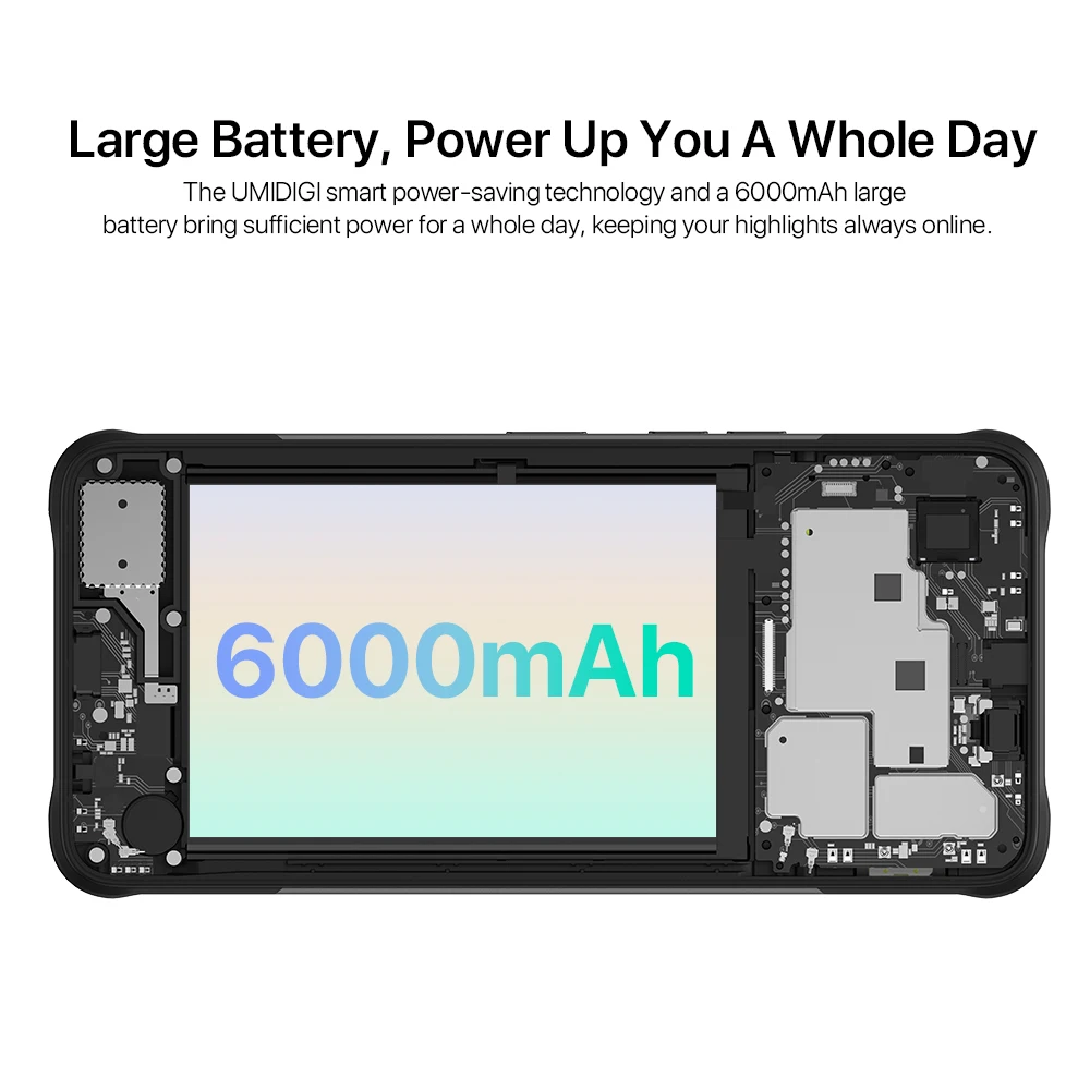 Uacity-Smartphone IGI G5 Mecha, IP68, IP69K, Android 13,Unisoc T606, écran HD + 6.6 ", 8 + 8 Go 128 Go, appareil photo 50MP, 6000mAh, téléphone portable 90Hz