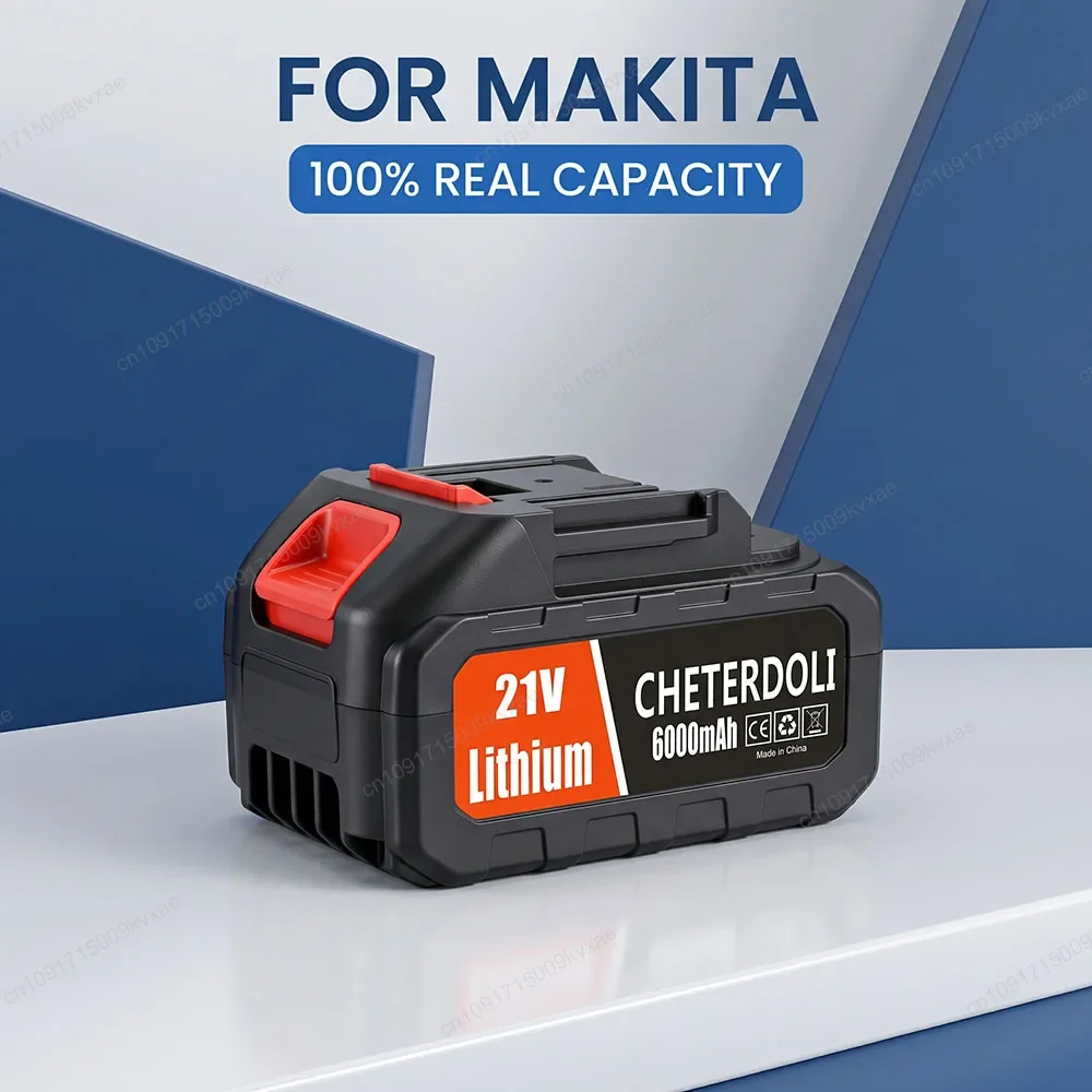 Replacement Battery for Makita BL1860 BL1850B Cordless Tools 21V Rechargeable 18650 Li-ion Cell Pack with Smart 3MOS BMS System