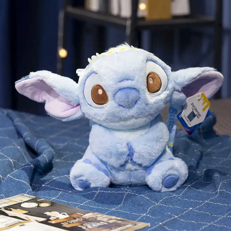 Bambola giocattolo di peluche Stitch da 25 cm, souvenir di Natale per la fidanzata, regalo di compleanno, bambola Stitch Interstellar Baby