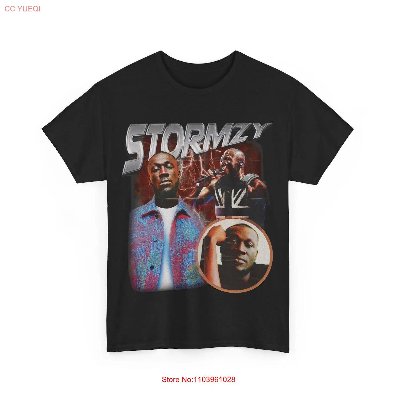 Винтажная Футболка Stormzy в стиле рэп