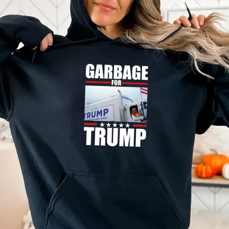 Trump Wins Again Oversized Hoodie, Trump Vance 2024 Sweatshirt,Patriotic, Republican Gifts,Republican Party,Harajuku Casual Tops