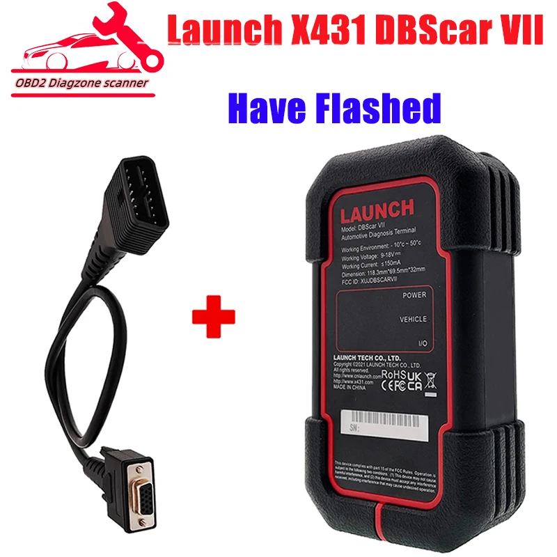 Launch X431 DBScar VII 7 DBScar7 Support CANFD CAN FD DOIP Protocol Bluetooth Connector Code Scanner Diagnos for XPRO5/DZ/XDIAG