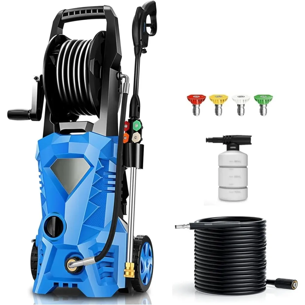

5000PSI Electric Pressure Washer 2025 2.8GPM High Power Washer with 4 Pressure Nozzle and Soap Bottle for Home, Car Washing, Fen