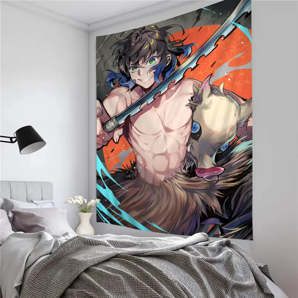 

Demon Slayer Hashibira Inosuke Classic Vintage Posters Whitepaper Prints Posters Artwork Kawaii Room Decor