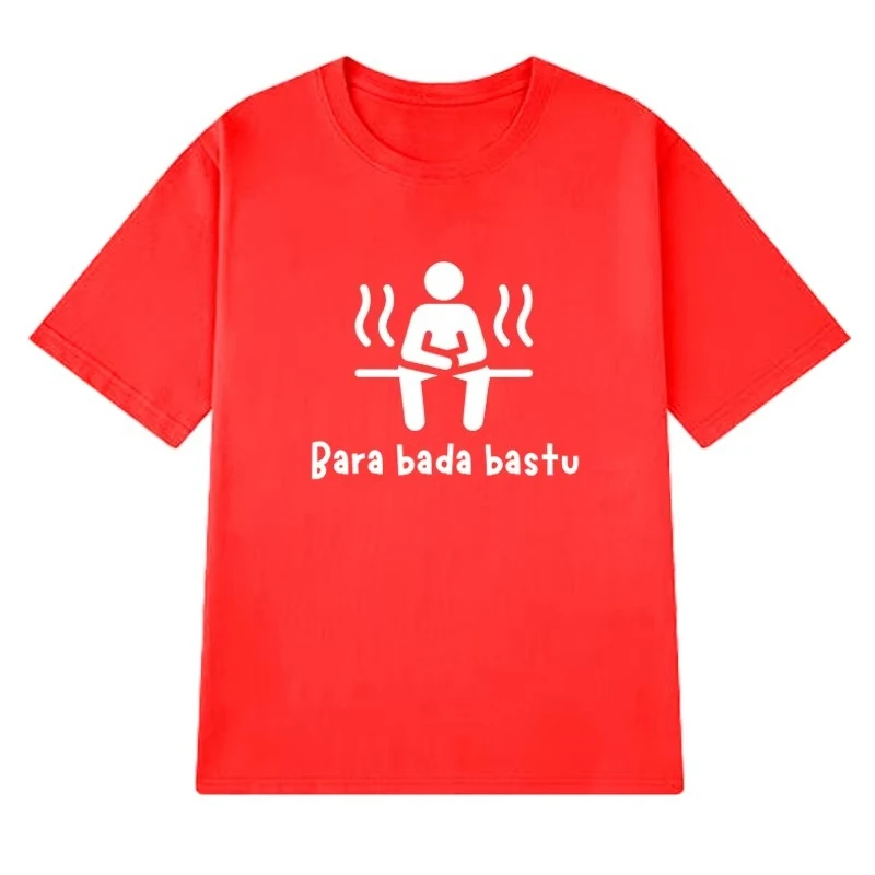 تي شيرت يوروفيجن 2025 KAJ Song Bara Bada Bastu مطبوع تي شيرت رجالي ونسائي مضحك بأكمام قصيرة تي شيرت للجنسين صيفي قطن 100% #3